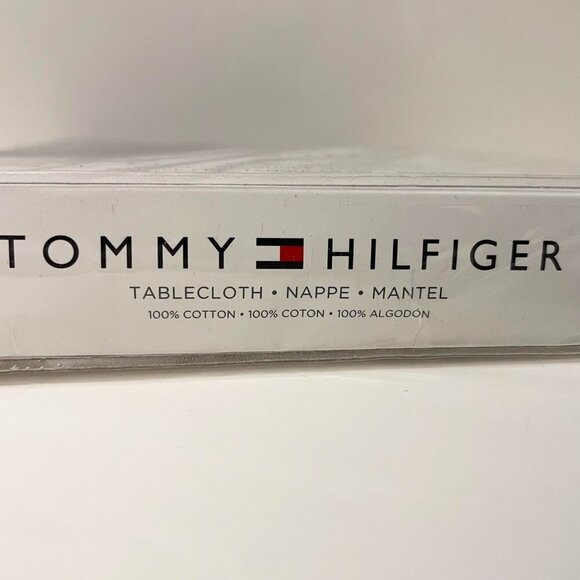 Tommy Hilfiger Cotton Tablecloth Oblong 60" x 120" - Picture 6 of 15